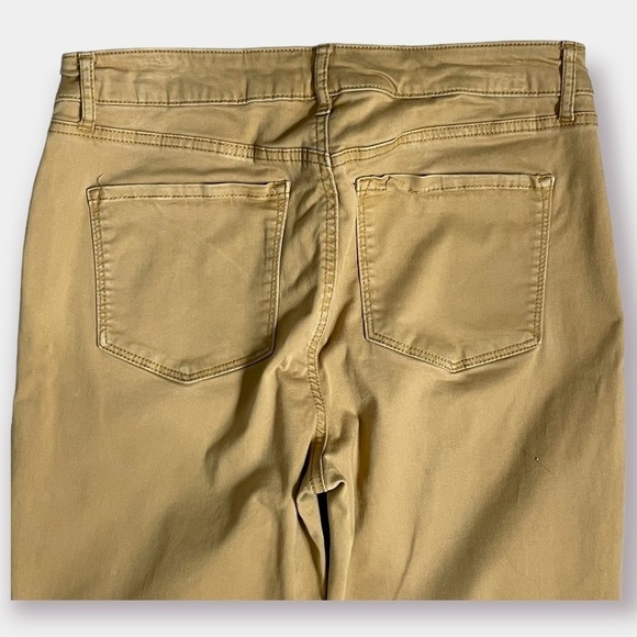 NEW Rewash High Rise Mustard Yellow Skinny Jeans Size 31 - Picture 4 of 6